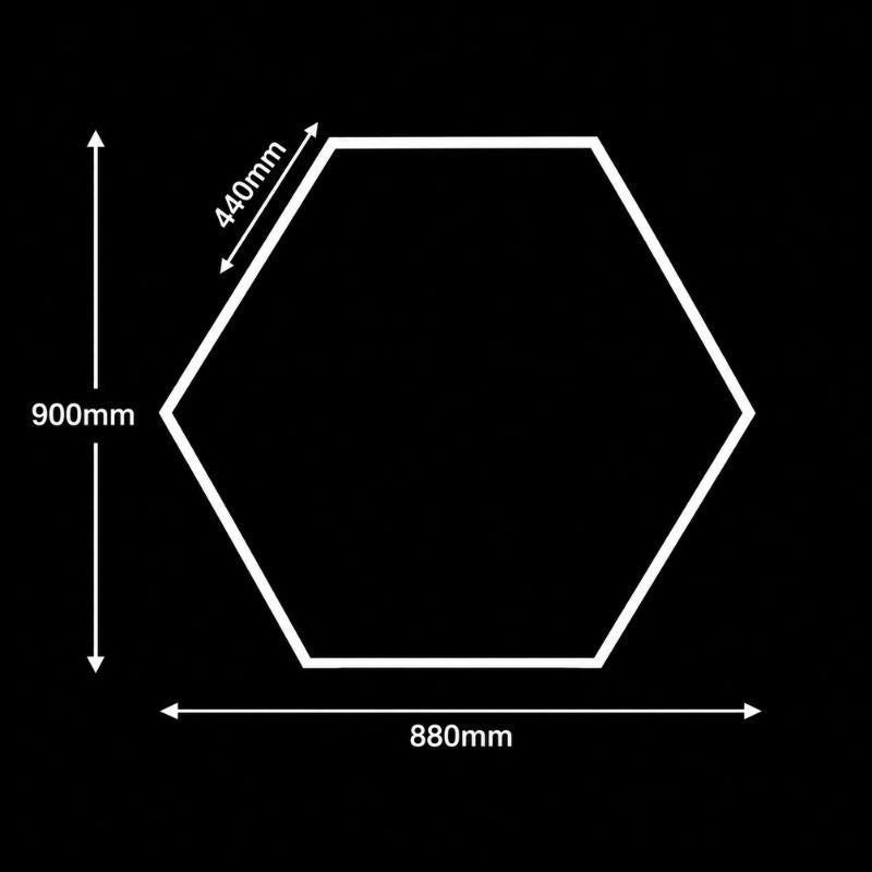 Hexeli™ 1-Hexagon LED Kit, 1m Diameter - 36W