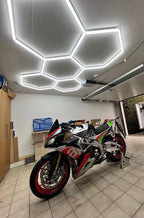 Hexeli™ 5-Hexagon LED Ceiling Light - 2.40 × 1.70 m - 215W - Dimmable or 3 Colors