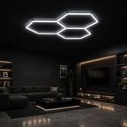 Hexeli™ 3-Hexagon LED Ceiling Light - 130W - 6500K - 3 Possible Configurations