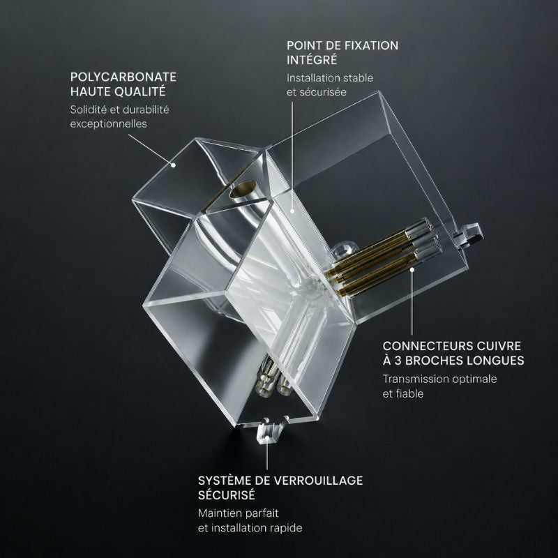 Éclairage LED 7 Hexagones RGBW - 3,67 m x 1,68 m