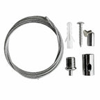 15-Pack of 1m Adjustable Stainless Steel Suspension Cables