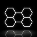 Hexeli™ 5-Hexagon LED Ceiling Light - 2.40 × 1.70 m - 215W - Dimmable or 3 Colors