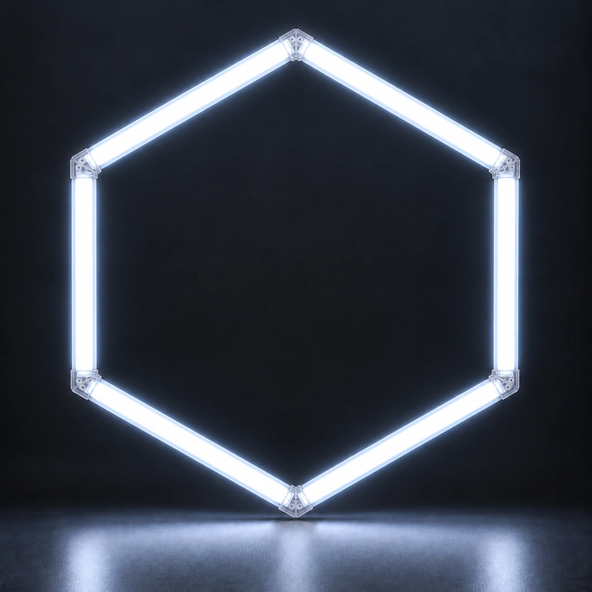 Lampe de plafond led blanc 1 hexagone nid d’abeille - 36W
