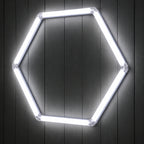 Lampe de plafond led blanc 1 hexagone nid d’abeille - 36W