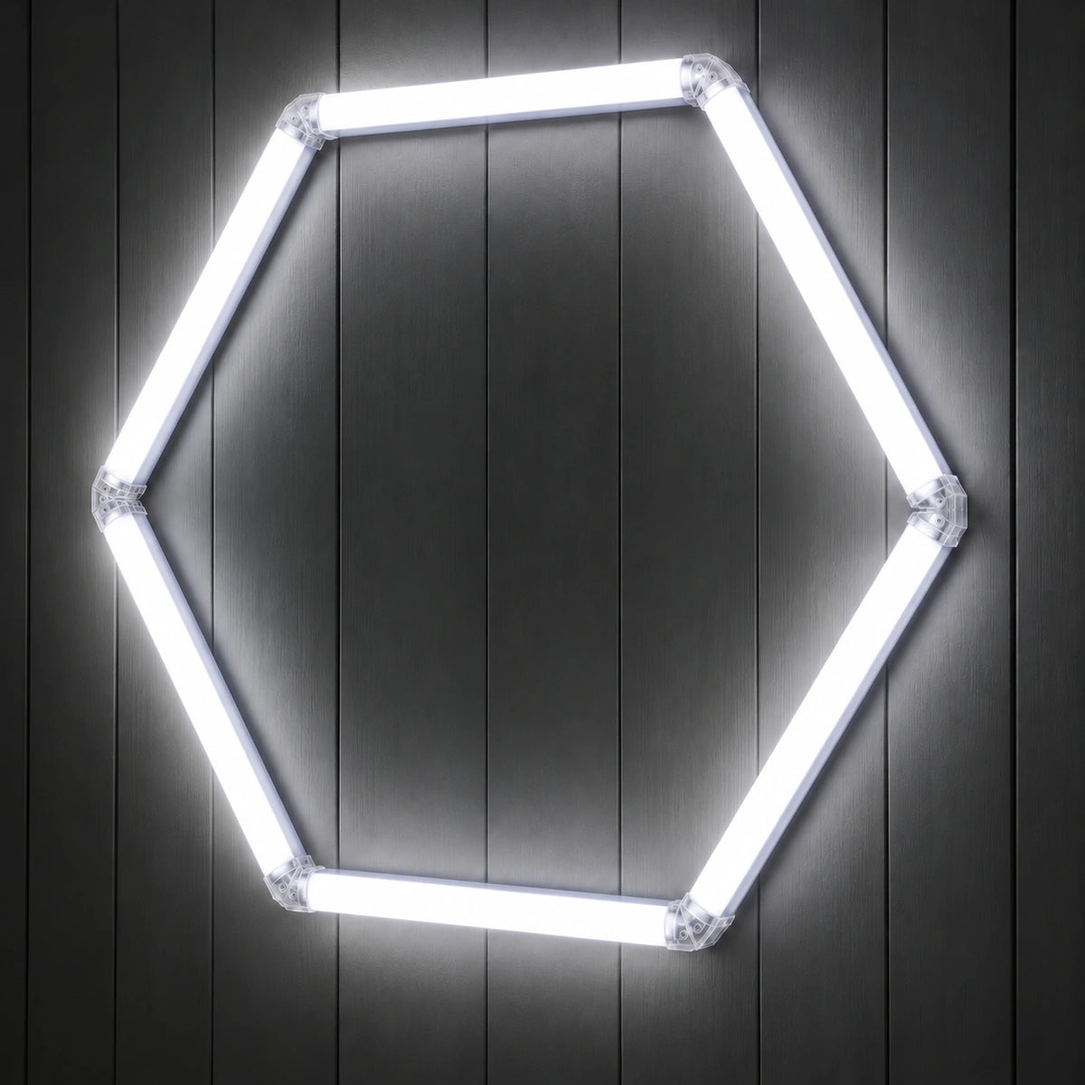 Lampe de plafond led blanc 1 hexagone nid d’abeille - 36W