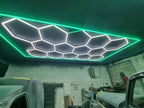 Hexeli™ 14-Hexagon LED Ceiling Light - 2.40m x 4.80m – 550W 6500K White – Frame Optional